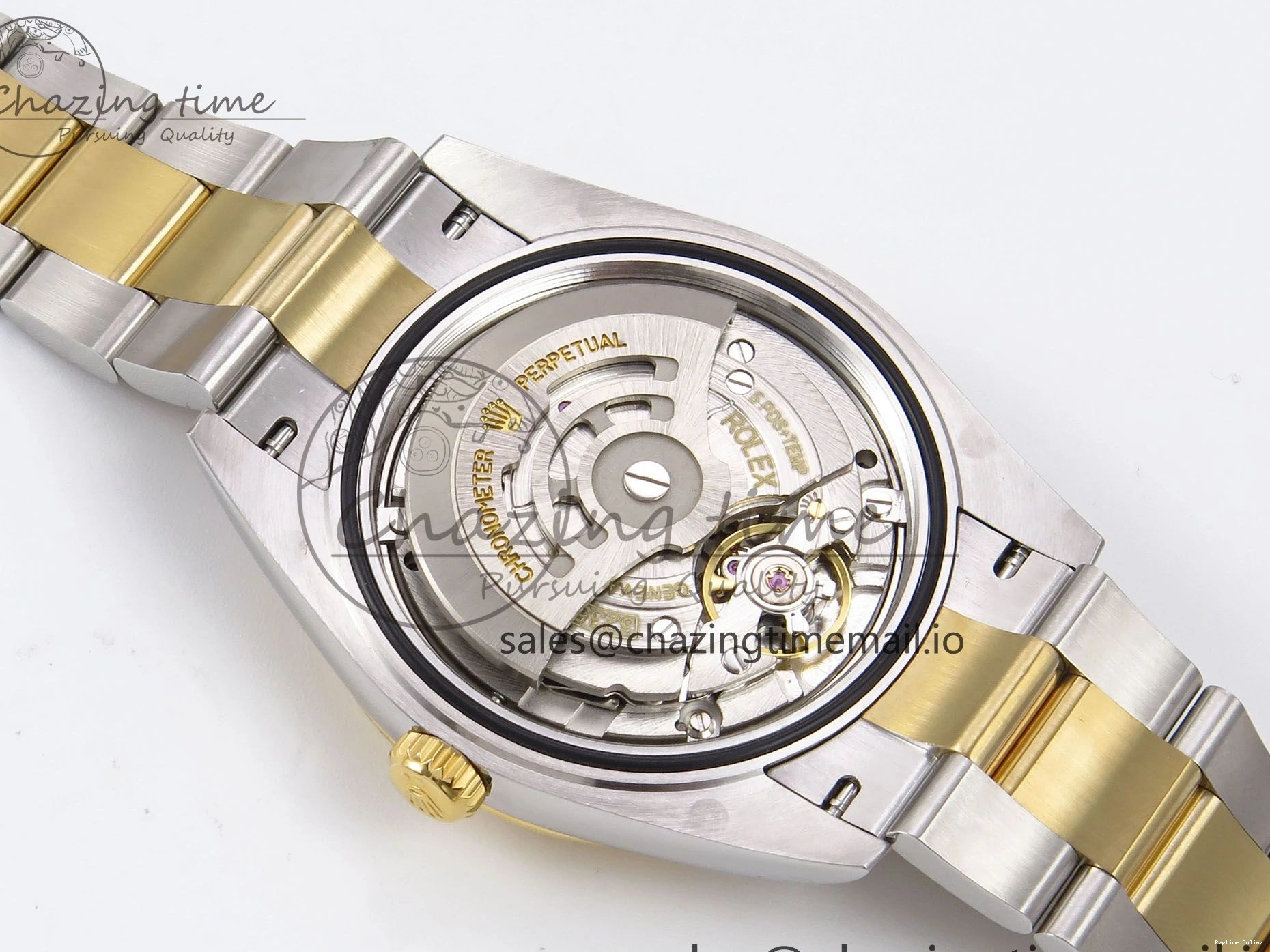 0506 DateJust 41 126333 EWEF Best Edition YG Stick Dial on SS YG Oyster Bracelet A Durable 971